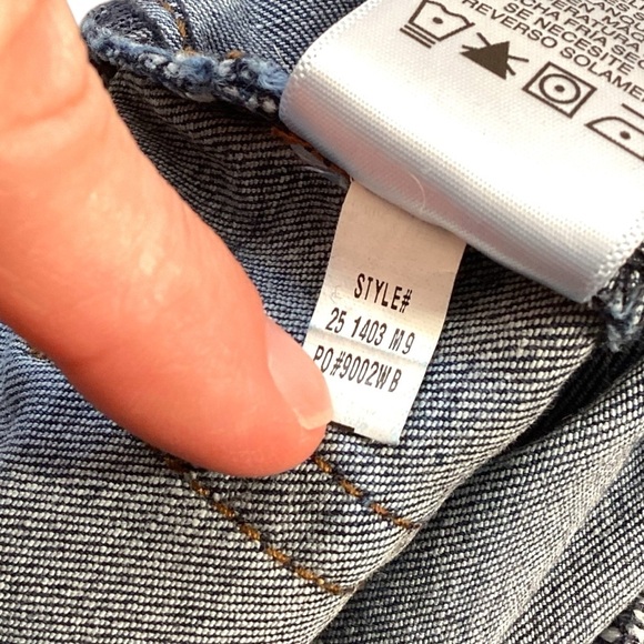 Jordache Girls Super Skinny Lightly Distressed Denim Jeans, Size 12 - Picture 10 of 10